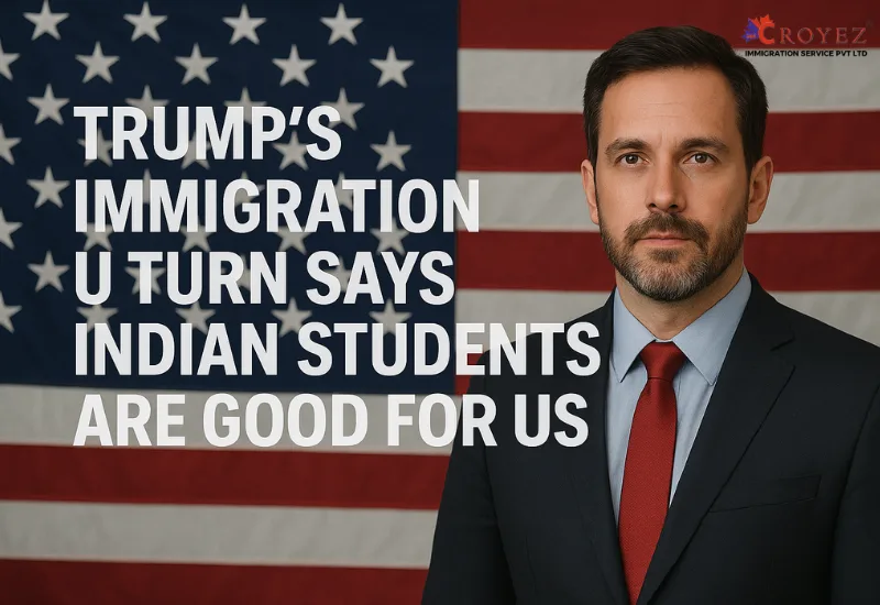 Trumps Immigration U Turn says Indian students are good for US