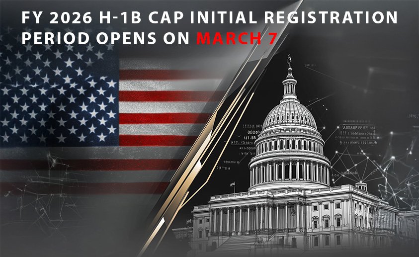 FY 2026 H-1B Cap Initial Registration Period Opens on March 7