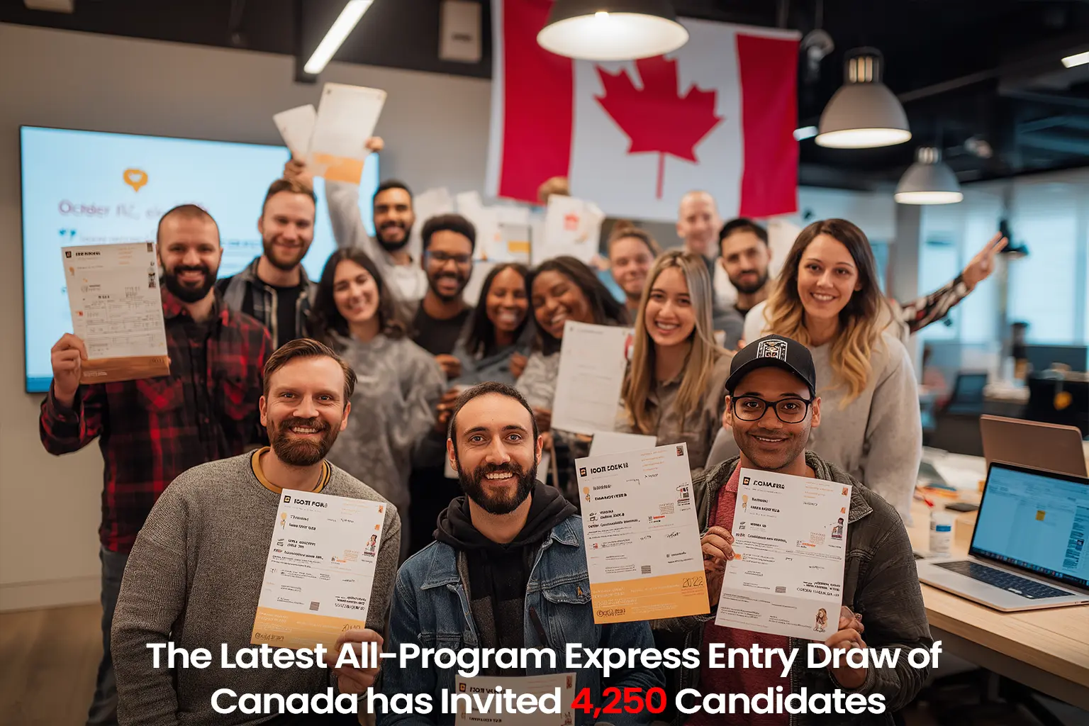 The Latest All-Program Express Entry Draw of Canada has Invited 4,250 Candidates