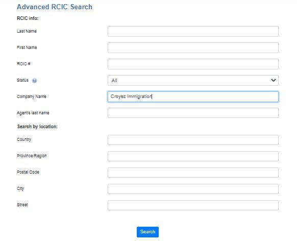 ICCRC: How to Check Authorised Consultant - Croyez Immigration